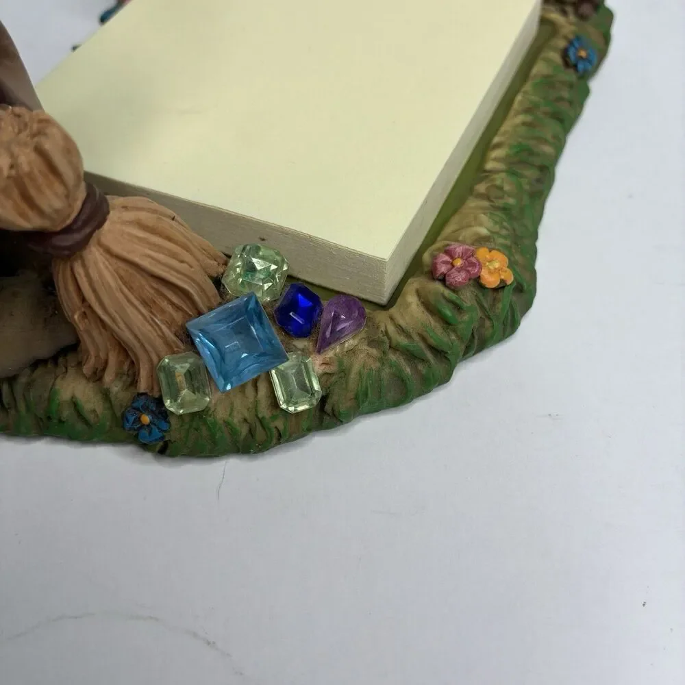 Disney Snow White & the 7 Dwarfs Desk Set Sneezy Paper Post It Note Holder 1999
